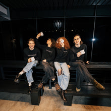 Load image into Gallery viewer, Melns sieviešu džemperis &quot;Nacionālais&quot;
